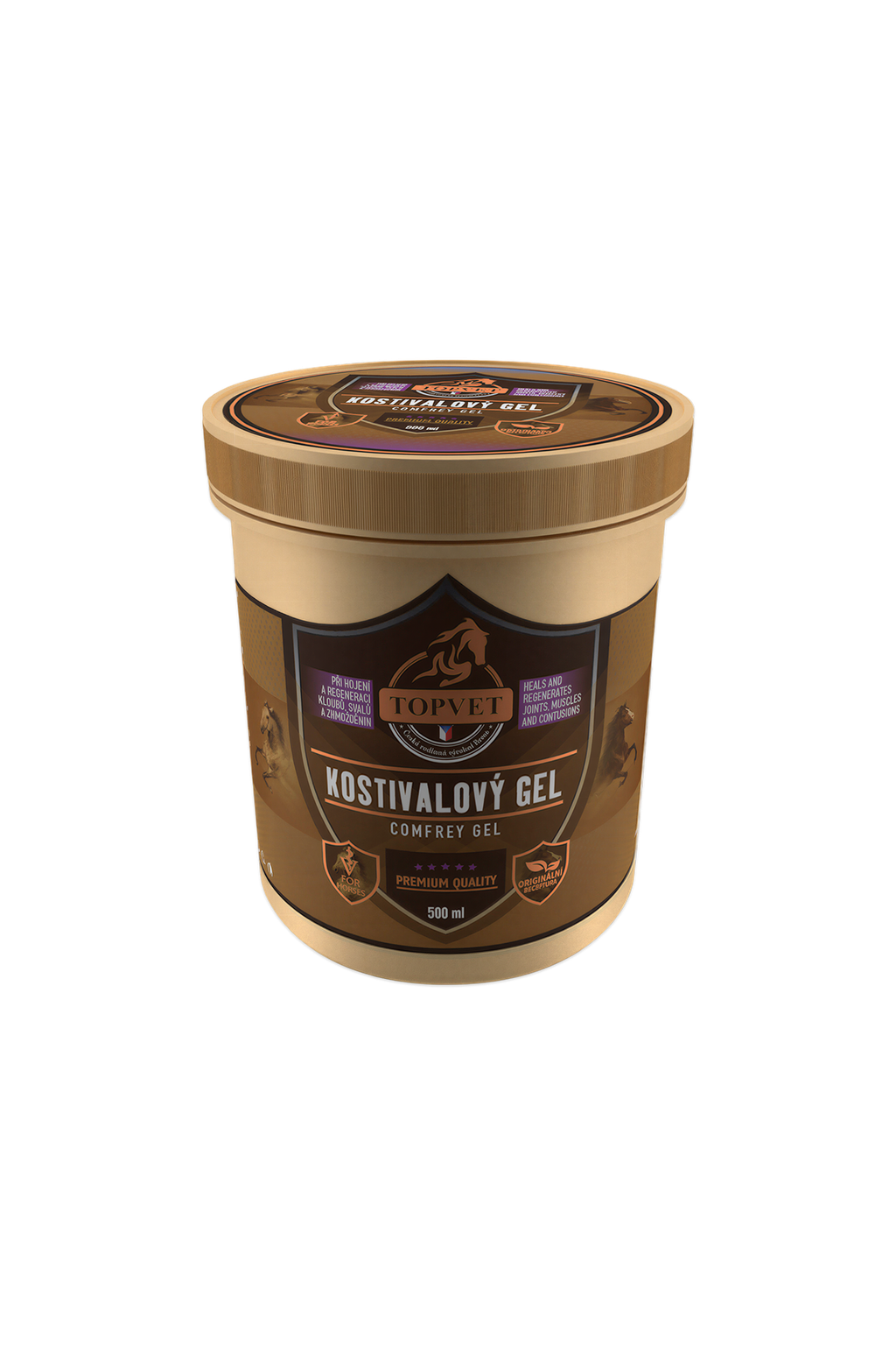 Green idea s.r.o. Topvet Kostivalový gel 500 ml