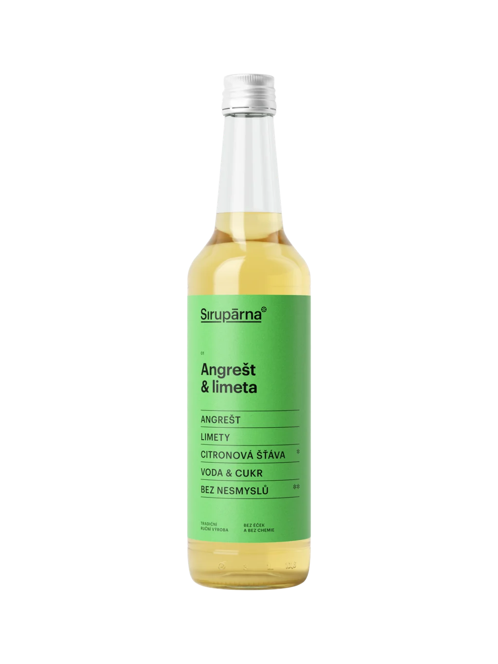 Sirupárna.s.r.o. Angrešt & limeta sirup 500ml