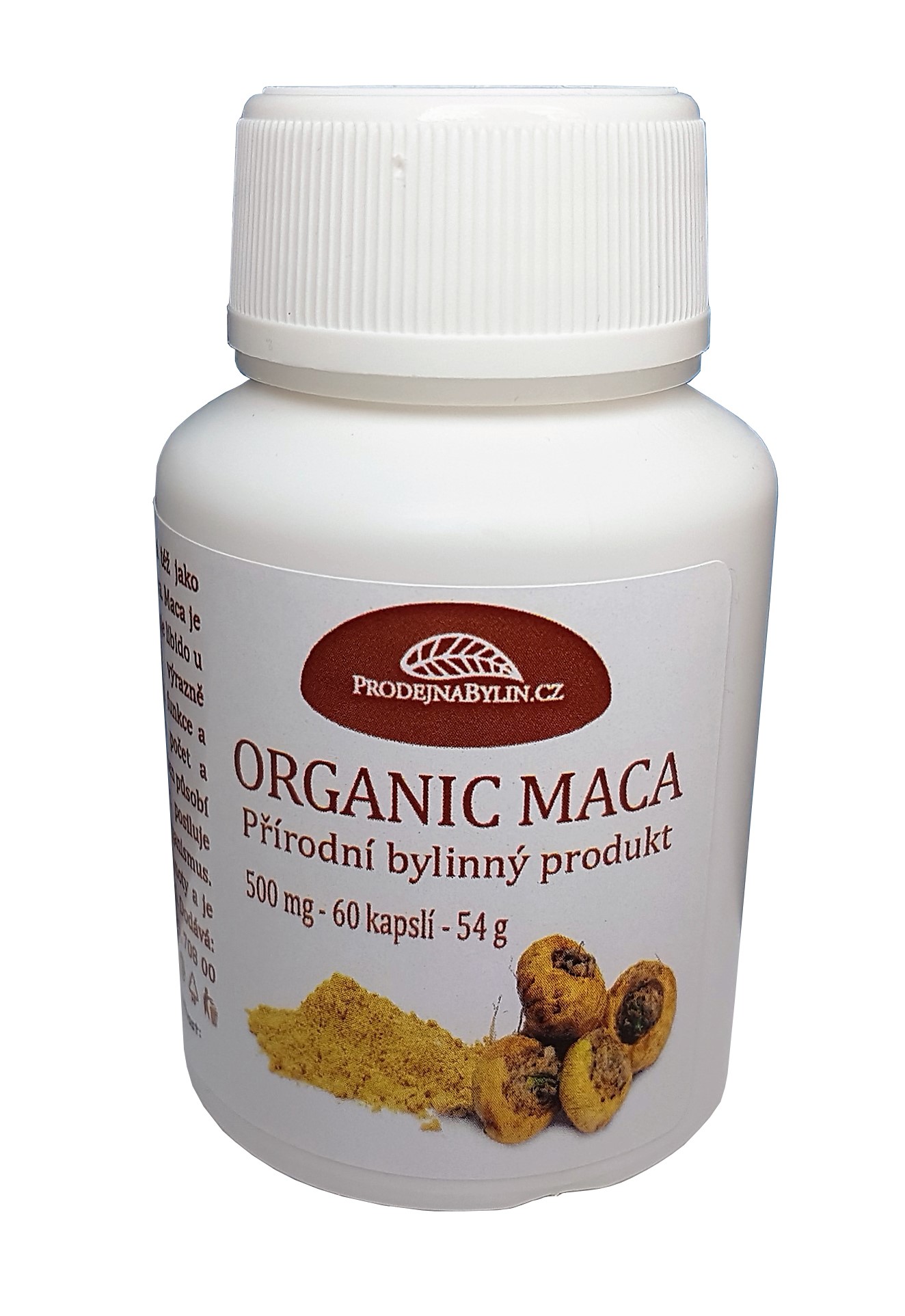 Prodejnabylin.cz Peruánská Maca 500mg 60 kapslí