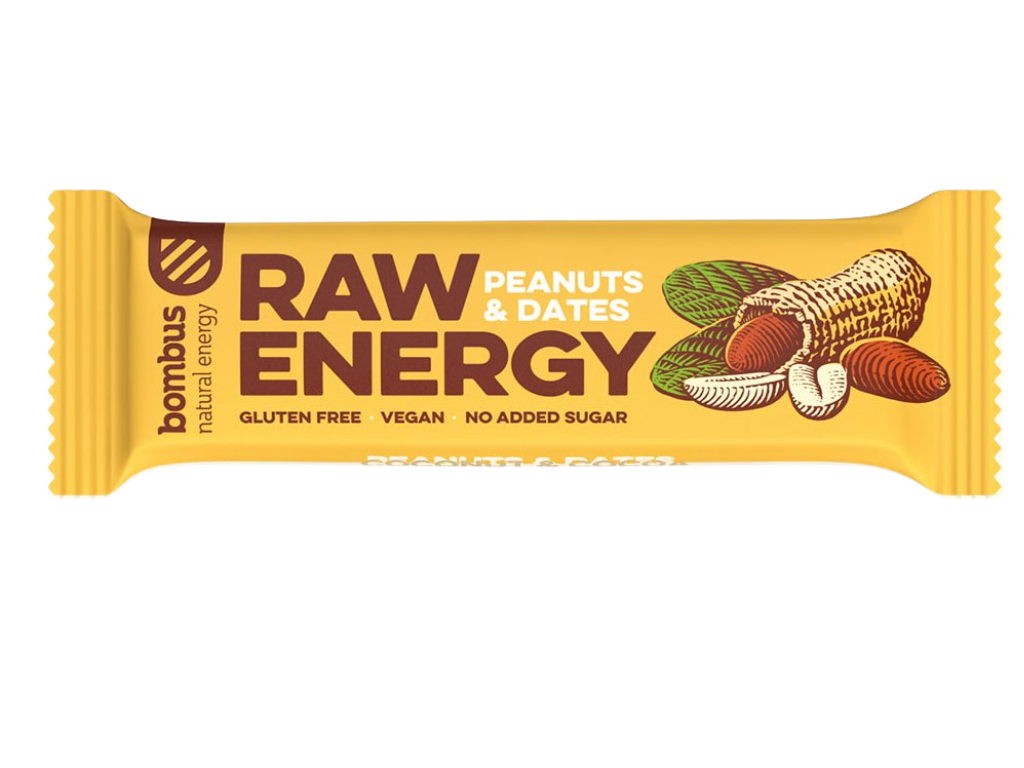 Levně Raw energy peanuts & dates 50g