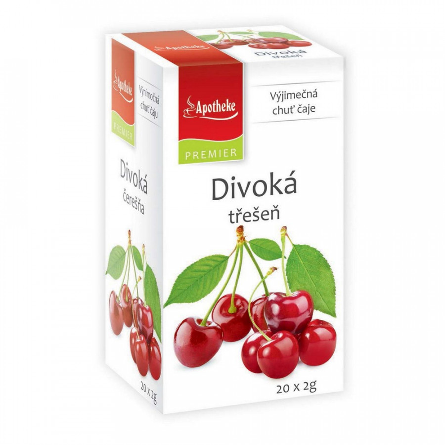 Levně Apotheke PREMIER Divoká třešeň čaj 20x2g