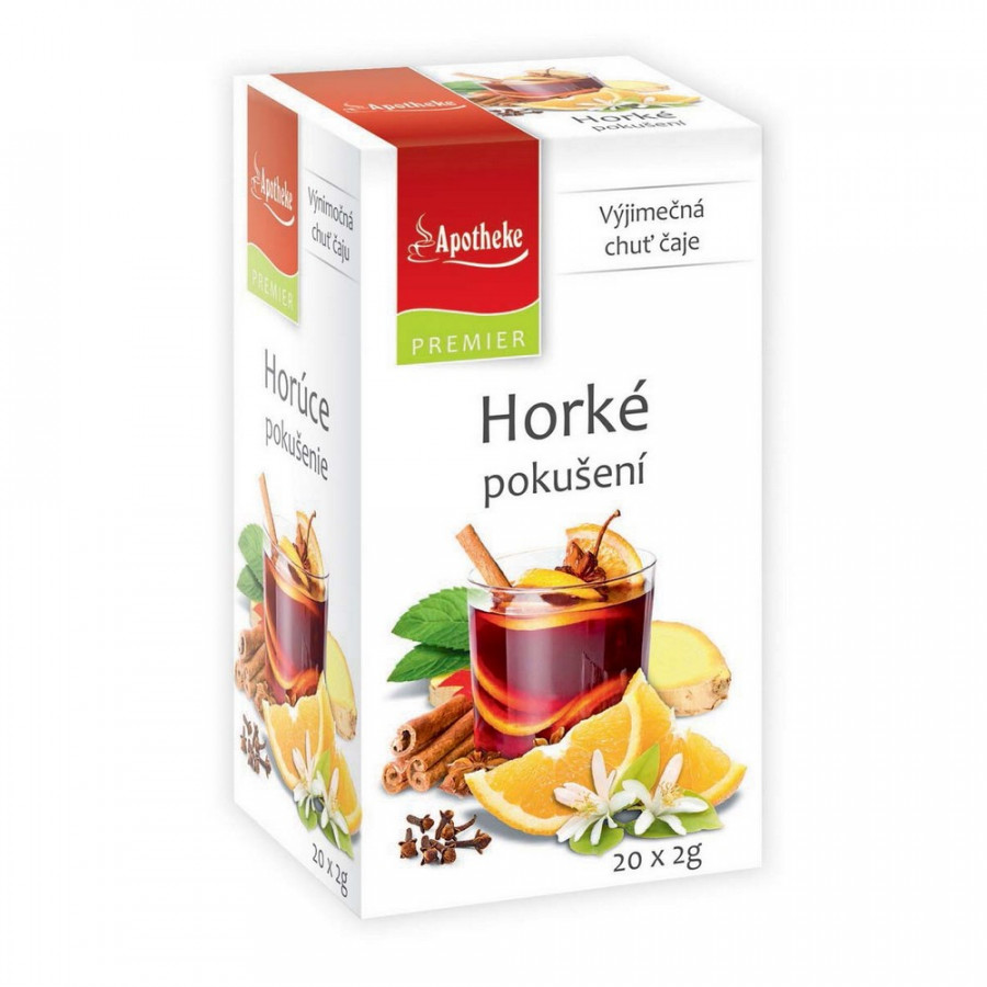 Levně Apotheke PREMIER Horké pokušení čaj 20x2g