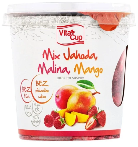 Levně K-Servis Vita Cup - Mix ovoce Jahoda Malina Mango lyofilizované 30 g