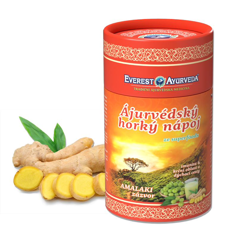 Everest Ayurveda AMALAKI zázvor nápoj Imunita & krční oblast a dýchací cesty