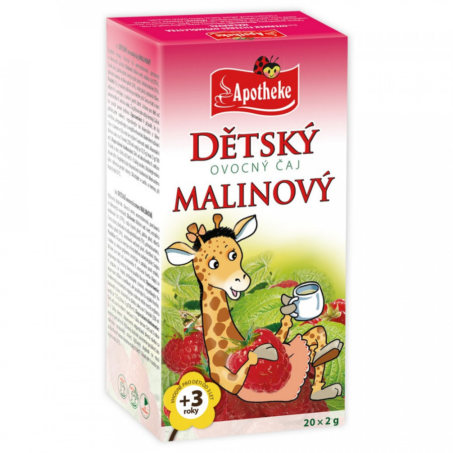 Levně Apotheke DĚTSKÝ ČAJ Malinový 20x2g