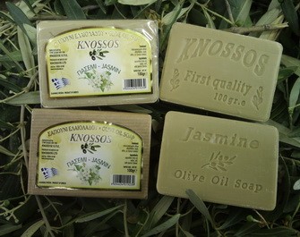kator ŘECKÉ OLIVOVÉ MÝDLO S VŮNÍ JASMÍNU 100GR