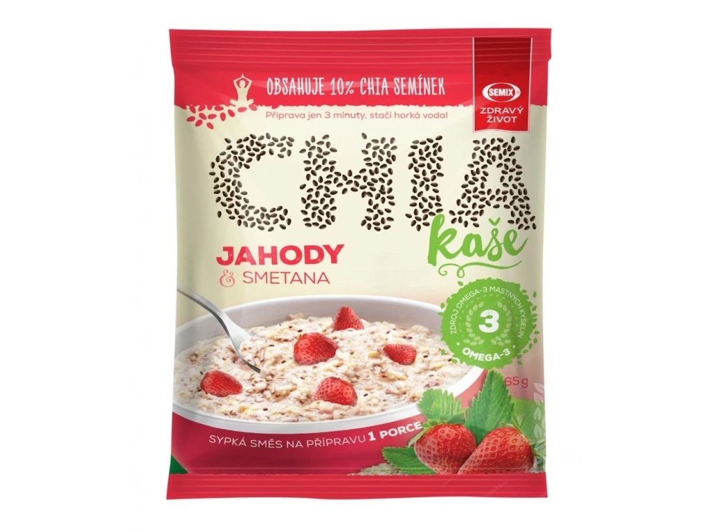 Semix Chia kaše s jahodami 65 g