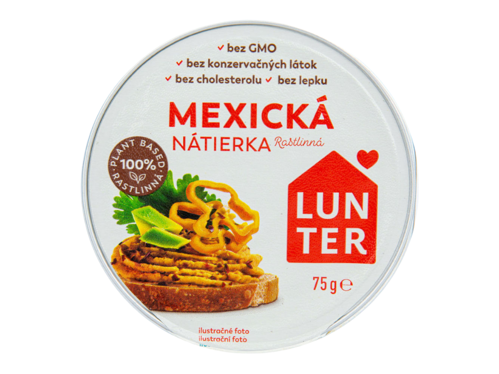 Levně Lunter paštika mexická 75g