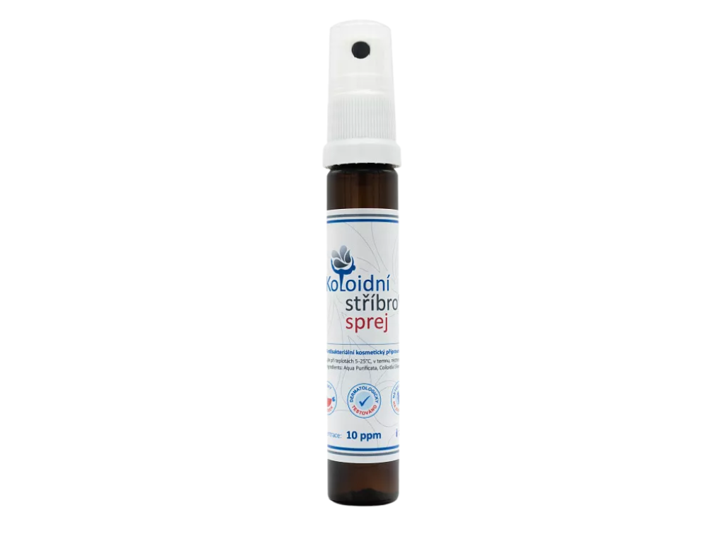 Koloidní stříbro sprey 25 ml 10 ppm