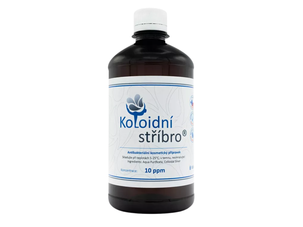Koloidní stříbro 500ml 10ppm