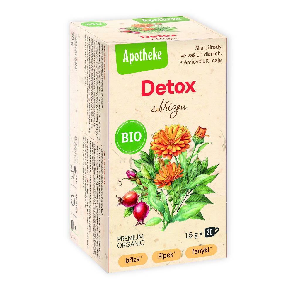 Levně Apotheke Detoxitea čaj na očistu organismu 20x1,5g