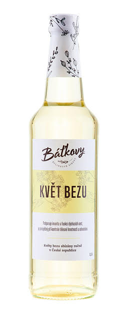 Levně Baťkovy sirupy s.r.o. Bezový sirup 500 ml
