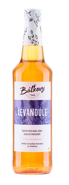Levně Baťkovy sirupy s.r.o. Levandulový sirup 500 ml