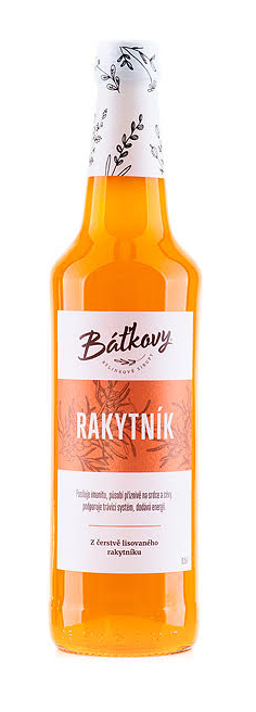 Levně Baťkovy sirupy s.r.o. Rakytníkový sirup 500 ml