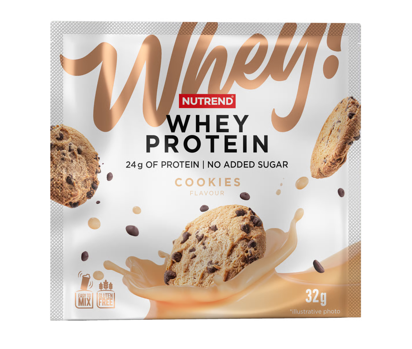 Levně Nutrend Whey! Whey Protein cookies 32g