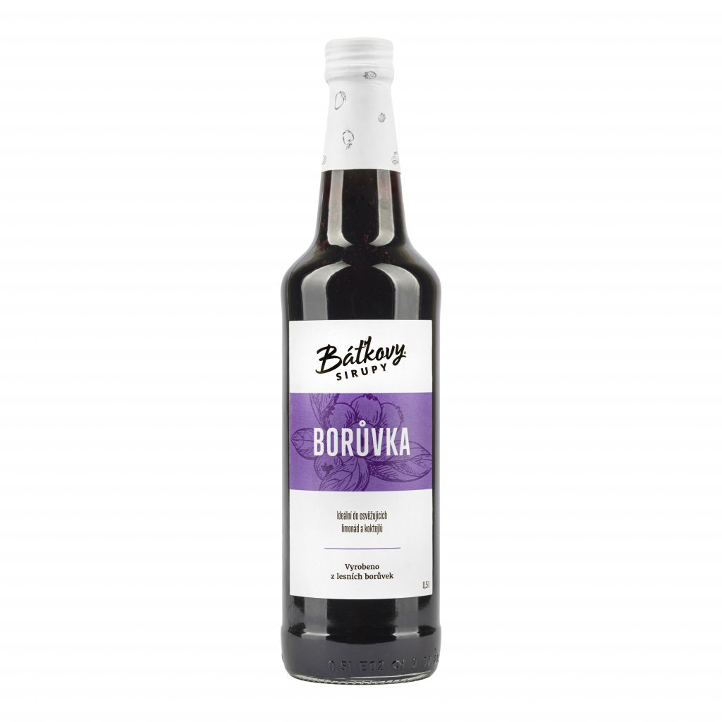 Levně Borůvkový sirup 500ml
