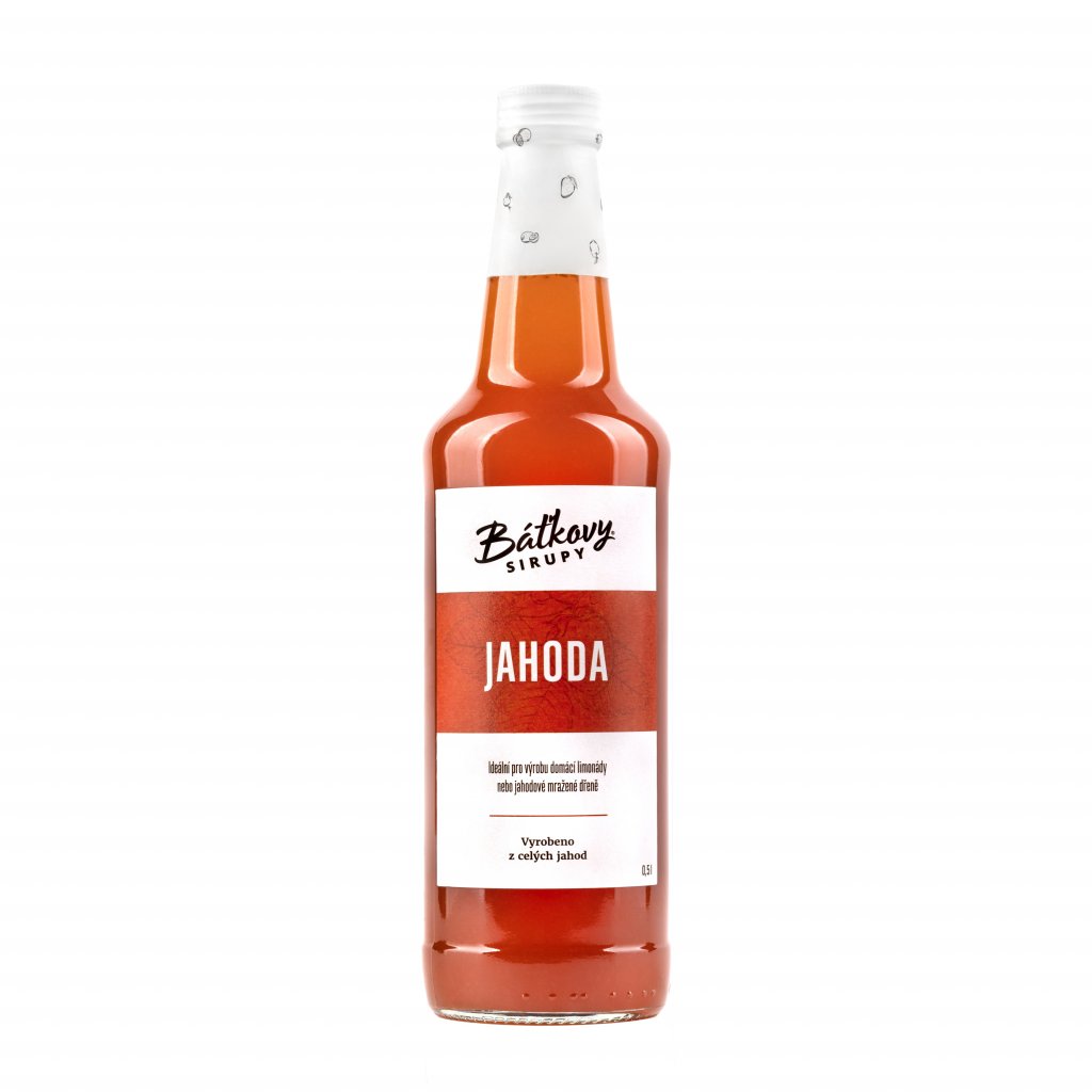 Levně Jahodový sirup 500ml