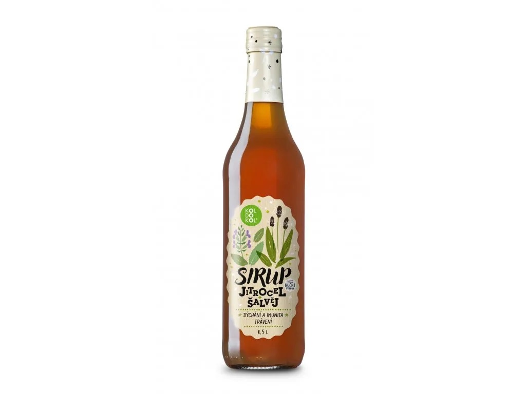 Levně Jitrocel a šalvěj sirup 500ml