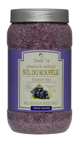 Levně Sůl do koupele Hrozno 1200g