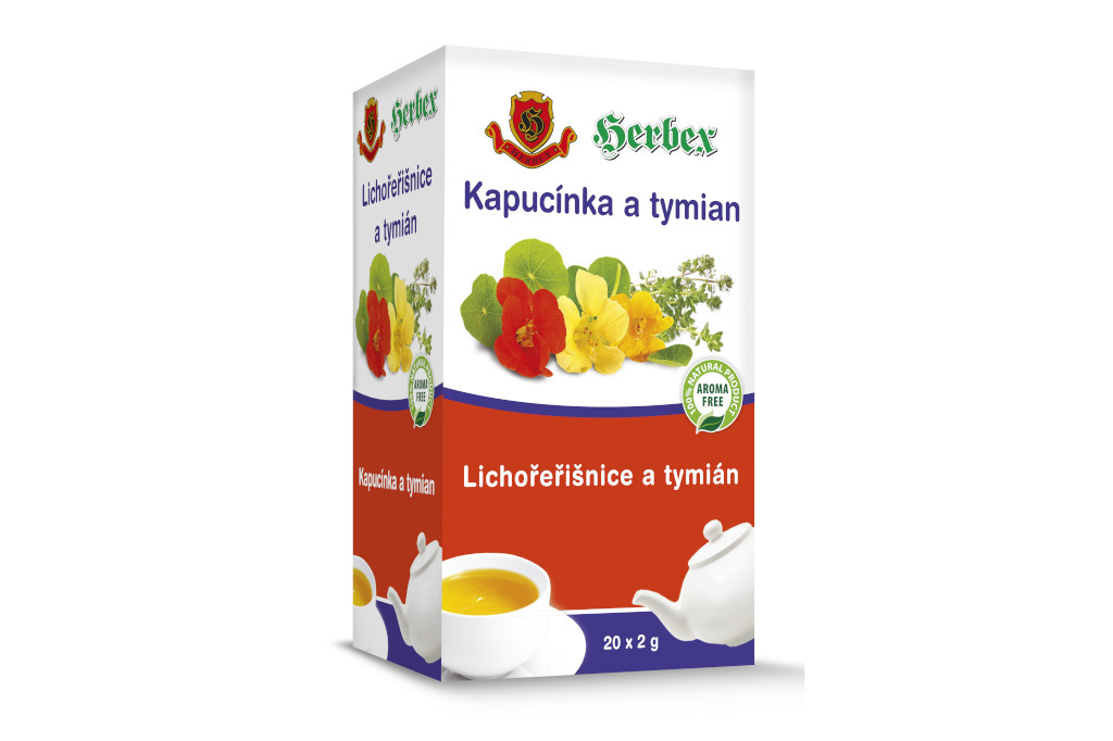 Čaj Lichořeřišnice a tymián - Herbex 20x2g