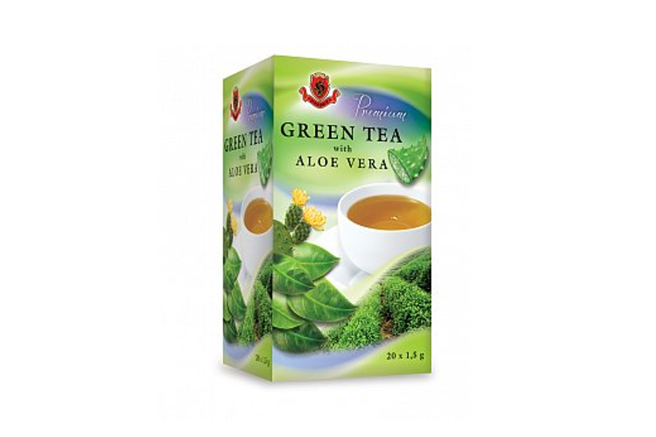 Čaj zelený s aloe vera - Herbex 30g