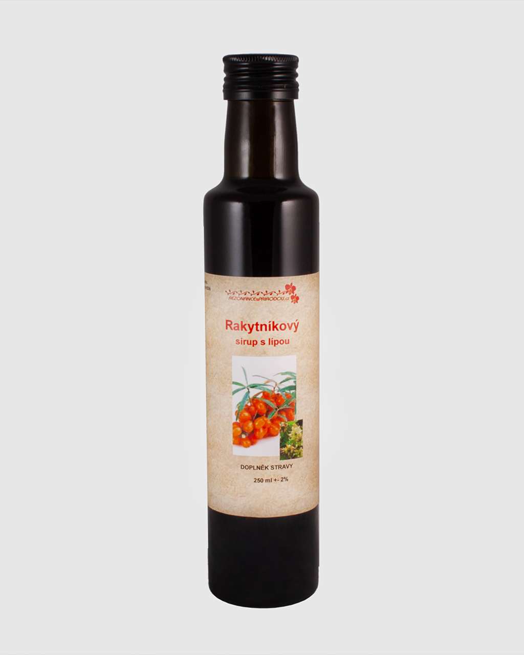 Rakytníkový sirup s květem lípy 250ml