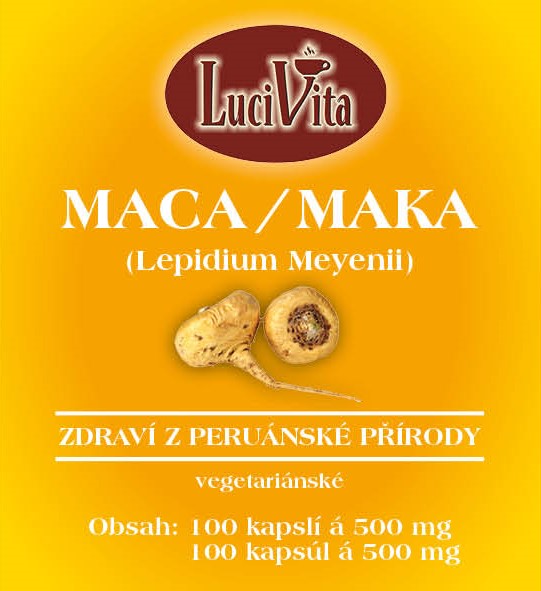 Solia Maca černá kapsle 500mg (100ks)