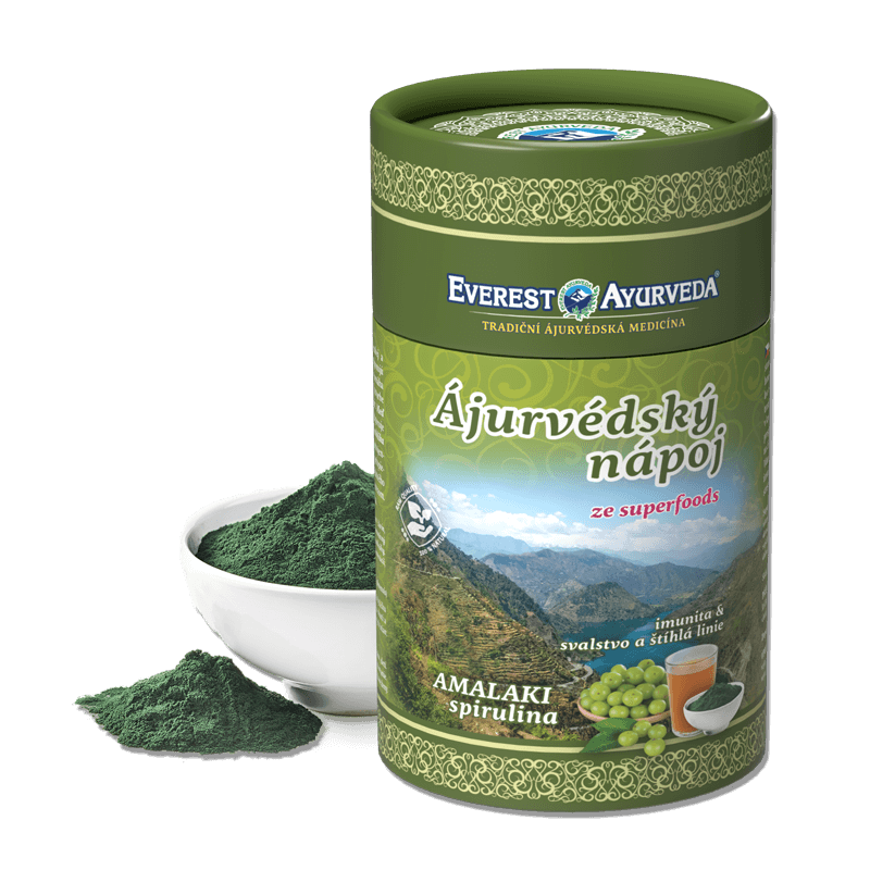 Levně AMALAKI nápoj SPIRULINA Imunita & svalstvo a štíhlá linie