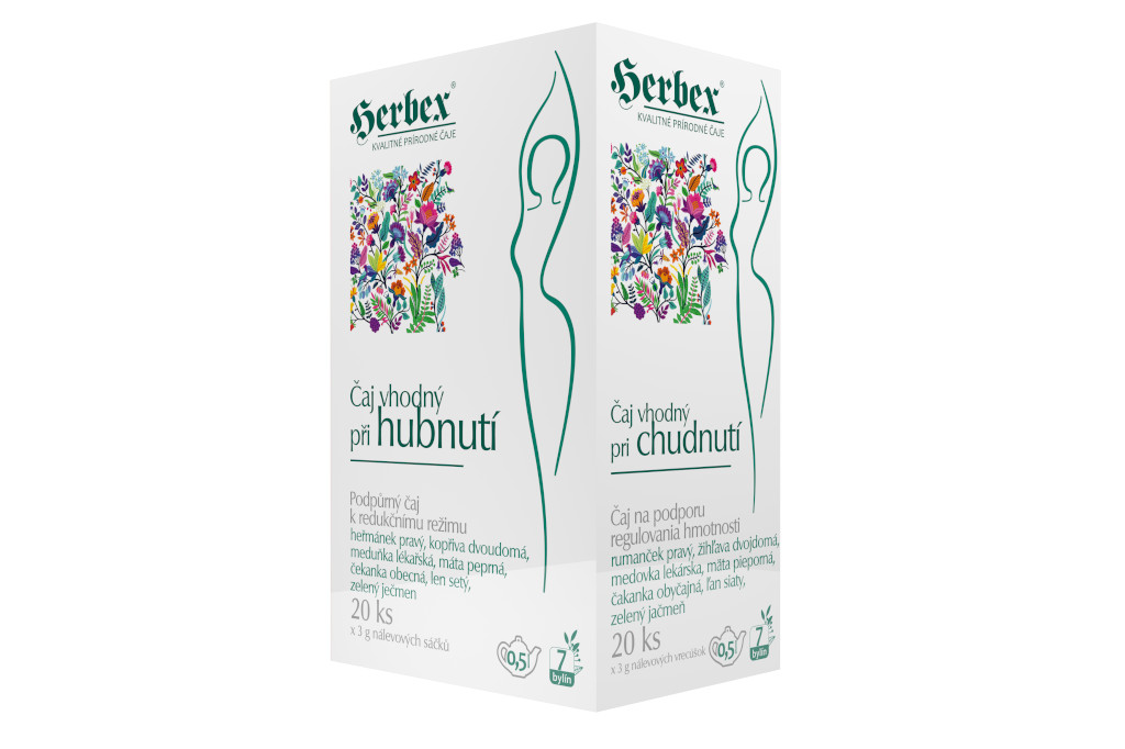 Čaj vhodný při hubnutí - Herbex 60g