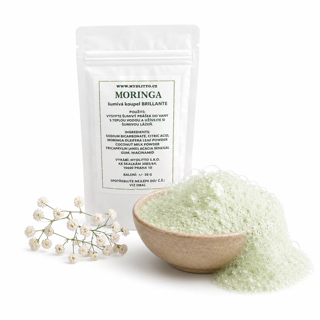Šumivá koupel BRILLANTE - MORINGA