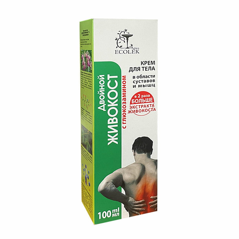 ECOLEK PRO Tělový krém „Dvojitý kostival s glukosaminem“