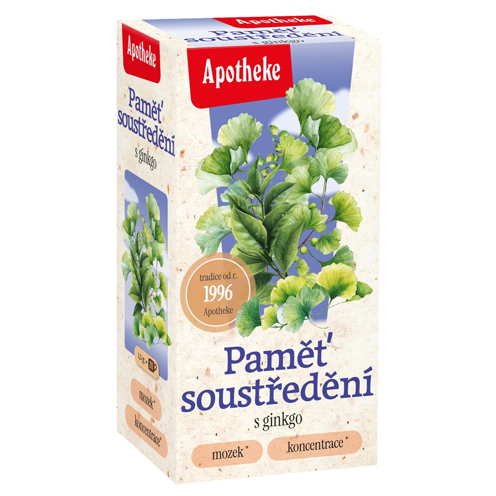 Levně Apotheke čaj Dobrá paměť 20x1,5g