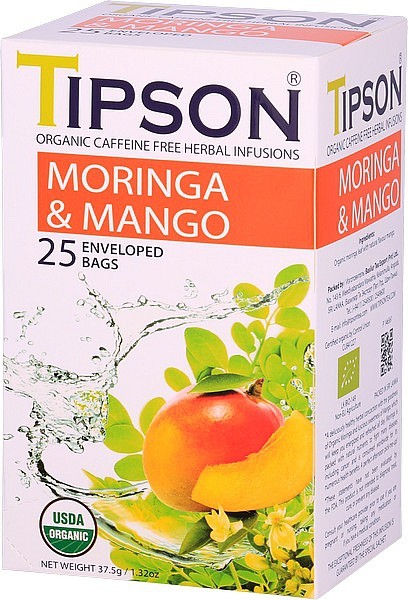 Levně TIPSON BIO Moringa Mango 25x1,5g