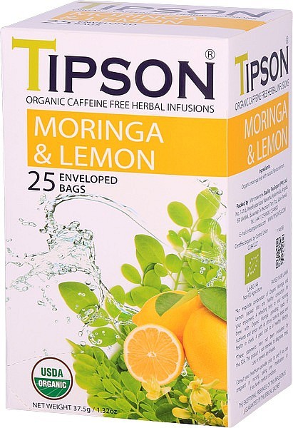 Levně TIPSON BIO Moringa Lemon 25x1,5g