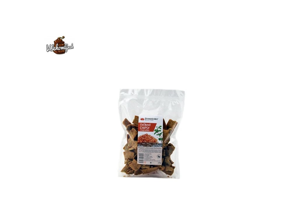 Levně Chipsy z červené čočky s majoránkou 100g