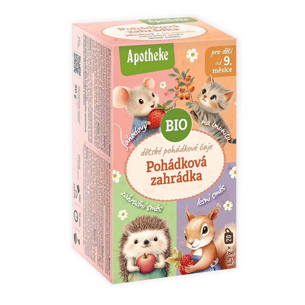 Levně Apotheke BIO čaj dětský Pohádková zahrádka 4v1 20x1,5g