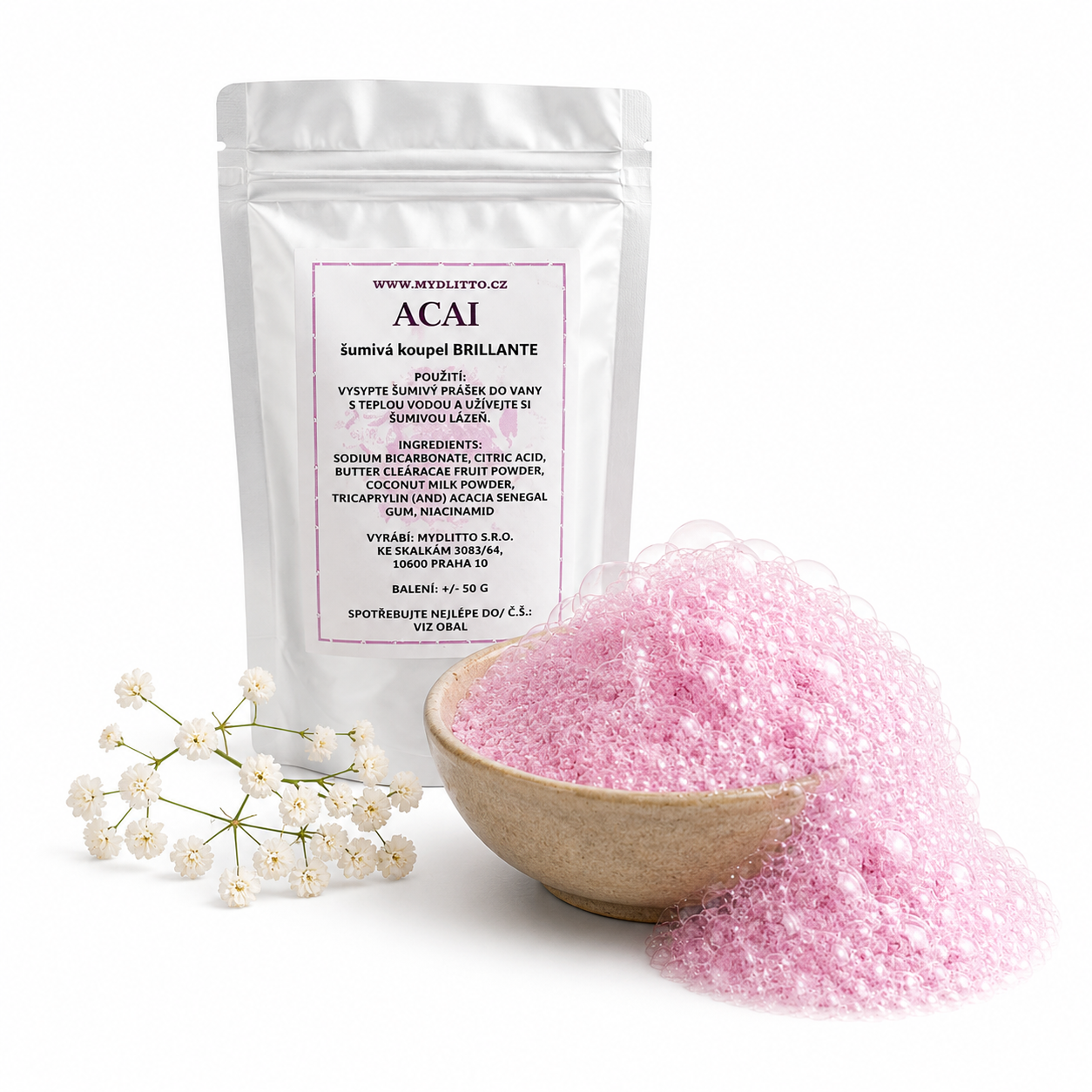 Šumivá koupel BRILLANTE - ACAI