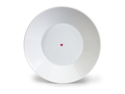 Všechno, co mám ráda, srdce, Talíř hluboký porcelánový 22 cm, LEA, Thun