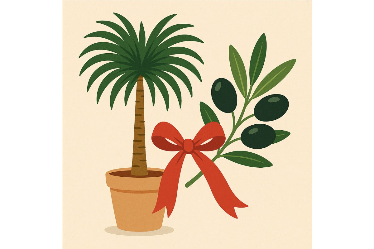 Olivovník nebo palma jako dárek? Živý symbol, který má smysl