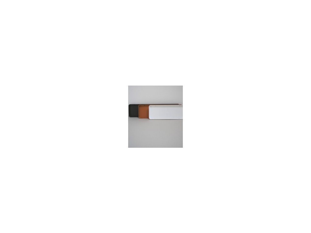 Miska pod truhlík (bílá, hnědá, terracota) 60 cm  Miska pod truhlík