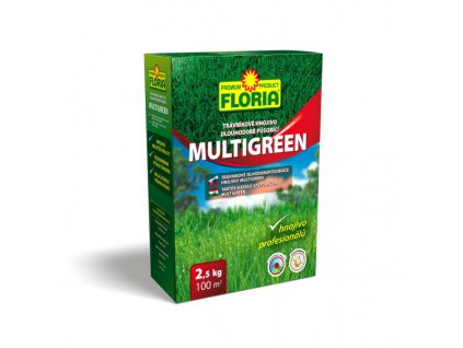 Dlouhodobě působící trávníkové hnojivo MULTIGREEN 2,5 kg  Trávníkové hnojivo dlouhodobě působící MULTIGREEN