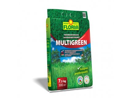 Dlouhodobě působící trávníkové hnojivo MULTIGREEN 7,5 kg  Trávníkové hnojivo dlouhodobě působící MULTIGREEN