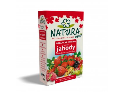 NATURA Přírodní organické hnojivo pro JAHODY A DROBNÉ OVOCE 1,5 kg  Přírodní hnojivo pro JAHODY a DROBNÉ OVOCE Natura