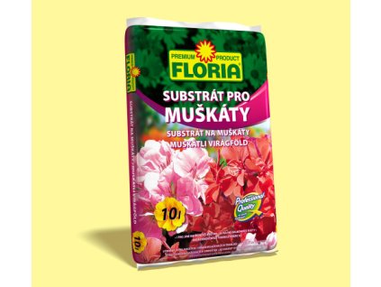 FLORIA Substrát pro muškáty 10 l  Substrát pro muškáty
