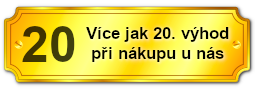 Více jak 20. výhod při nákupu u nás