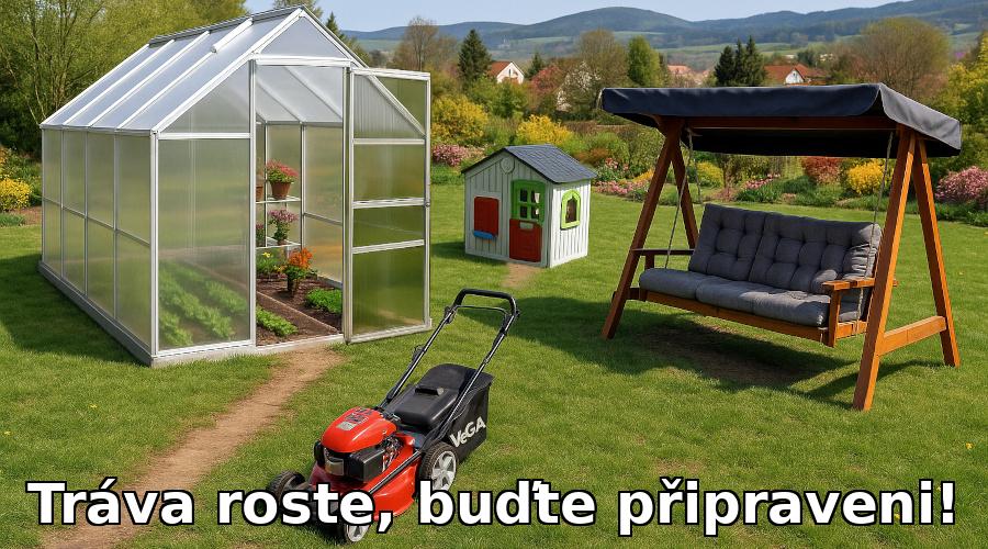 Nechte se zlákat naší nabídkou zahradní techniky.