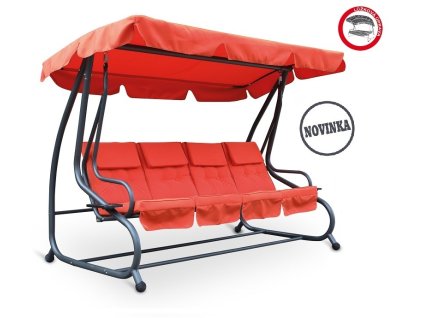 BAZAR - Zahradní houpačka MILANO - oranžová
