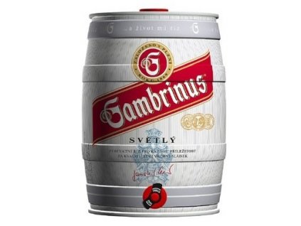 3x soudek Gambrinus 5l