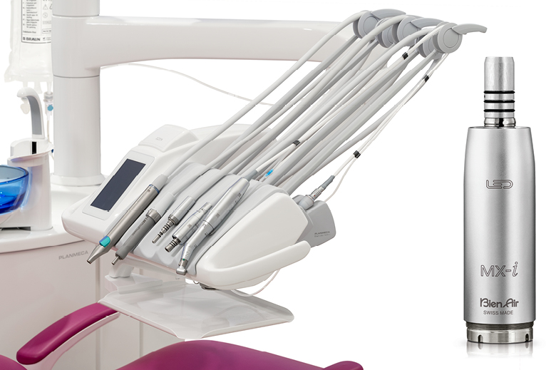 Nový implantologický mikromotor Bien-Air MX-i je nyní k dispozici pro zubní soupravy Planmeca Compact™ i