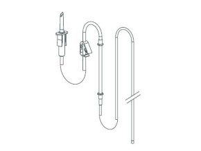 Set sterilizovatelných vyplachovatelných hadiček 2,2 m
